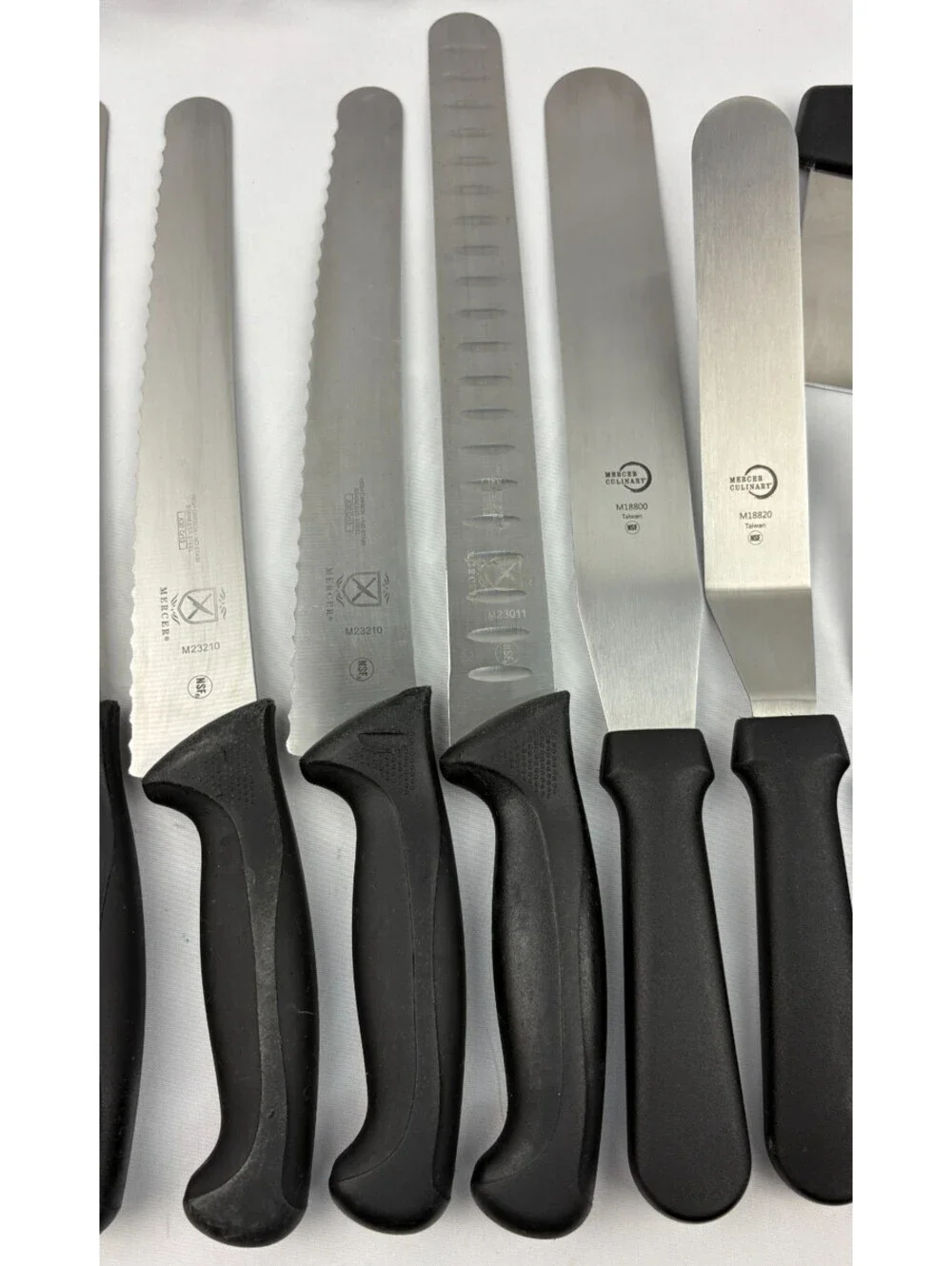 Mercer Culinary 11pc Lot of Stainless Steel Kitchen/Baking Cutlery